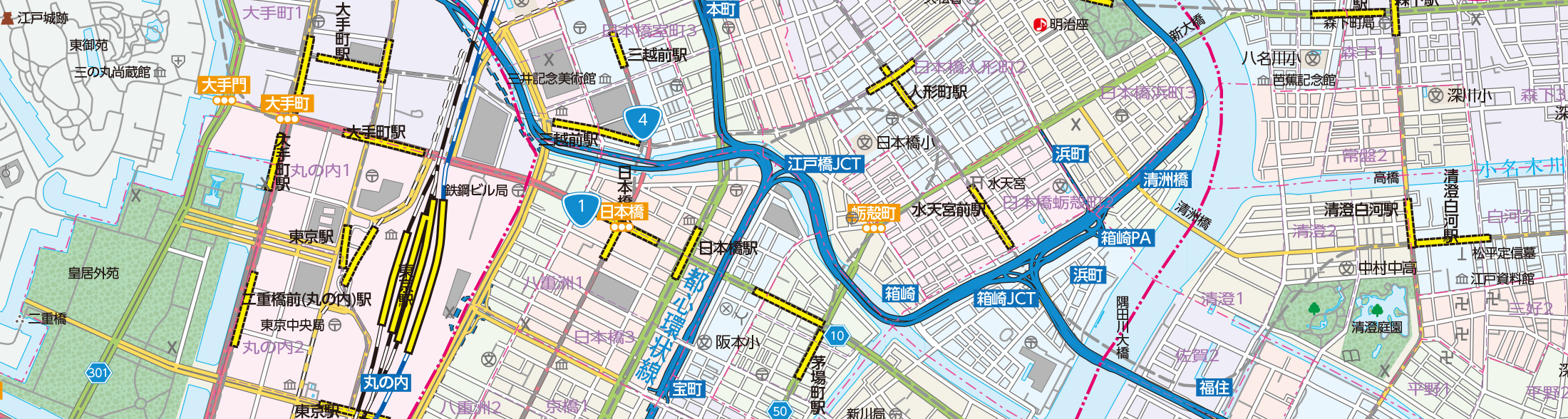 東京駅周辺 1/25,000