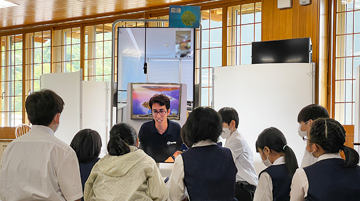 隠岐－三笠 遠隔授業